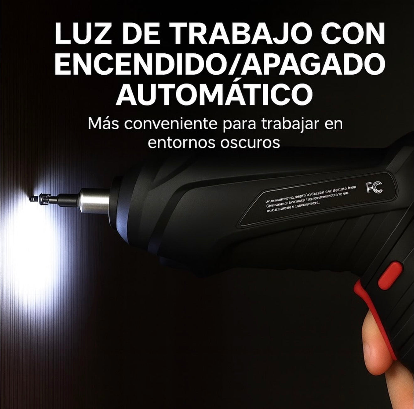 Destornillador Eléctrico con Mango Ajustable