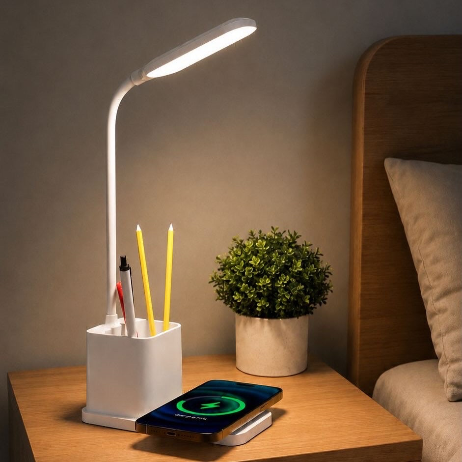 Lampara led con cargador 2x1