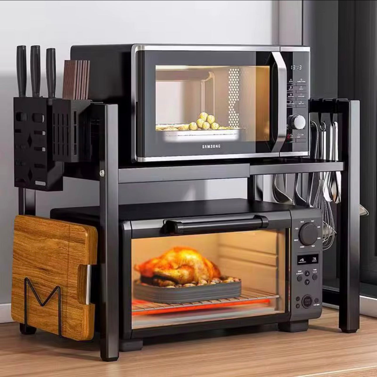 Organizador extensible microondas