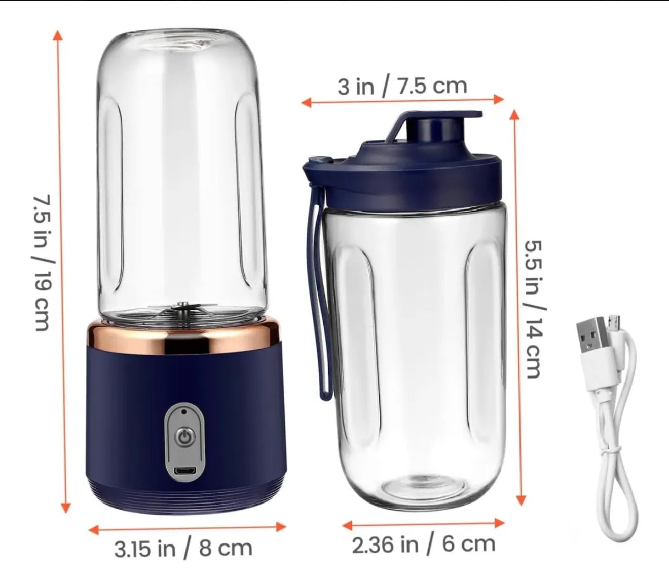 Licuadora Portátil Recargable USB