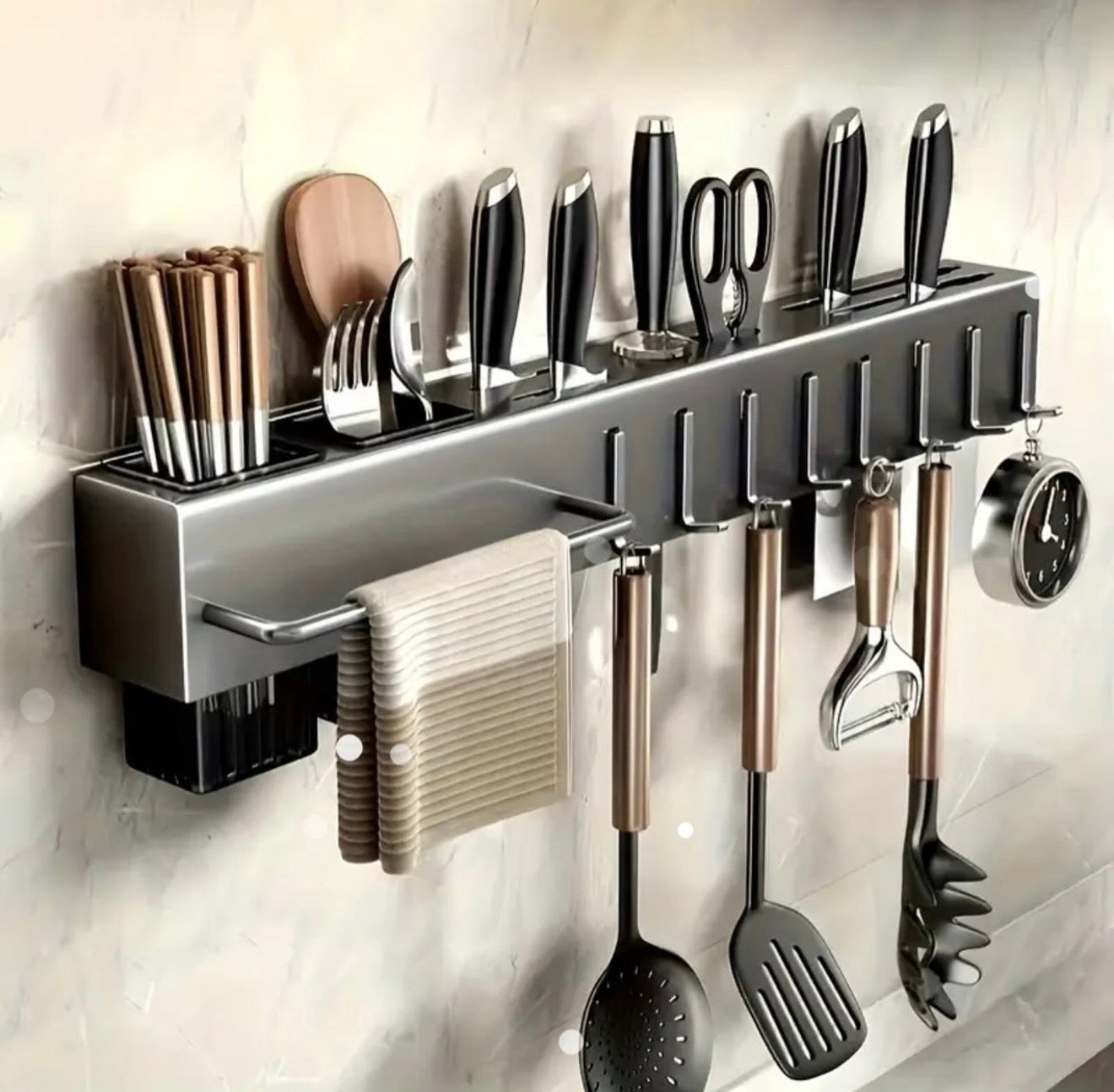 Organizador de Cocina Multifuncional de Pared